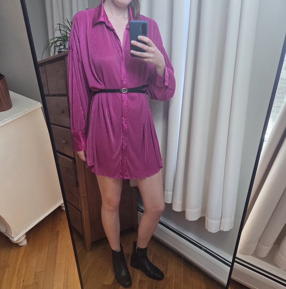 12th Tribe Fuchsia Dress